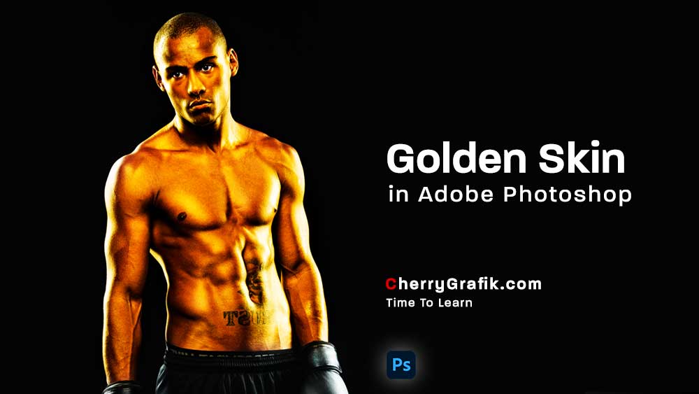 Golden-Skin-Photoshop-Cherry-Grafik